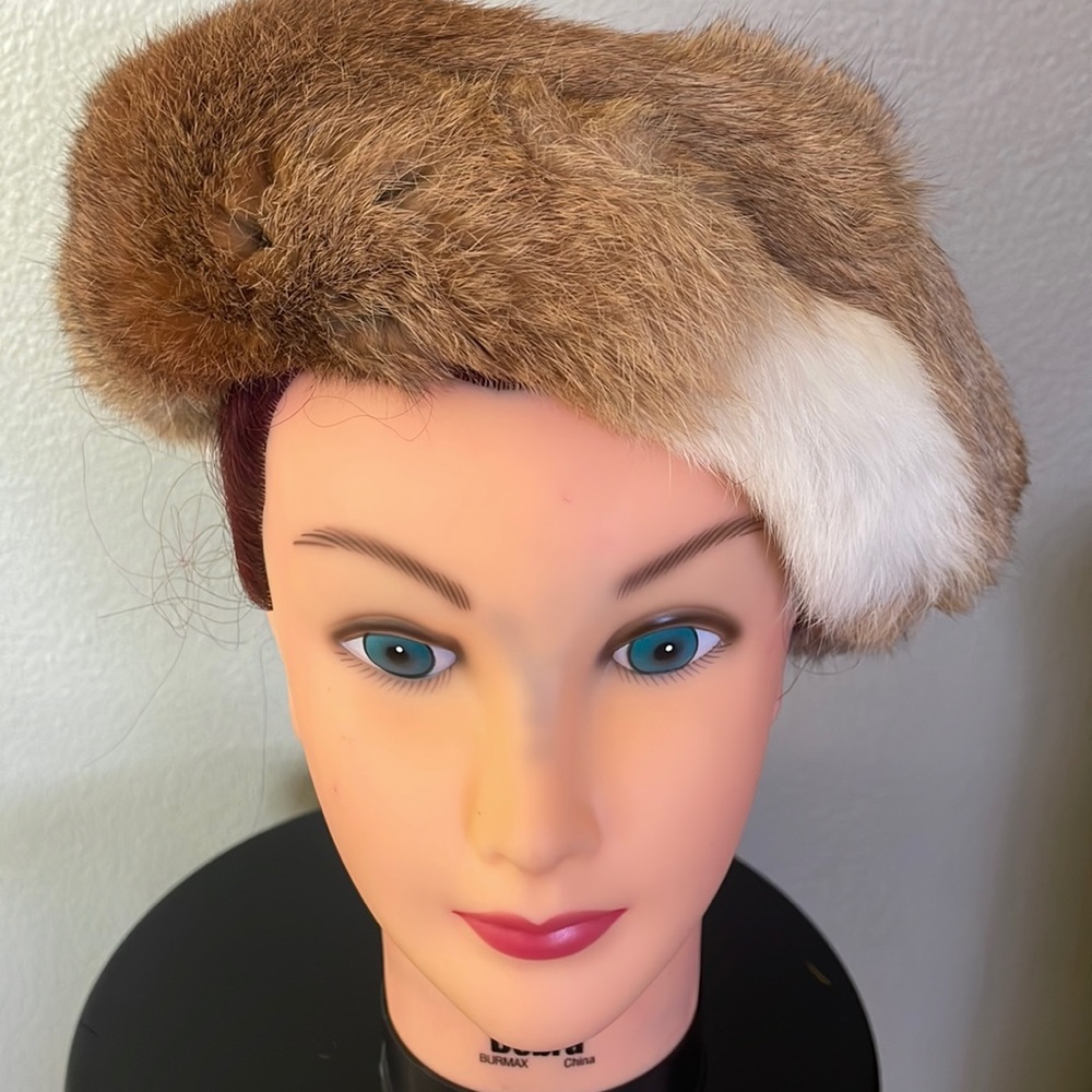 Vintage Rabbit fur beret
